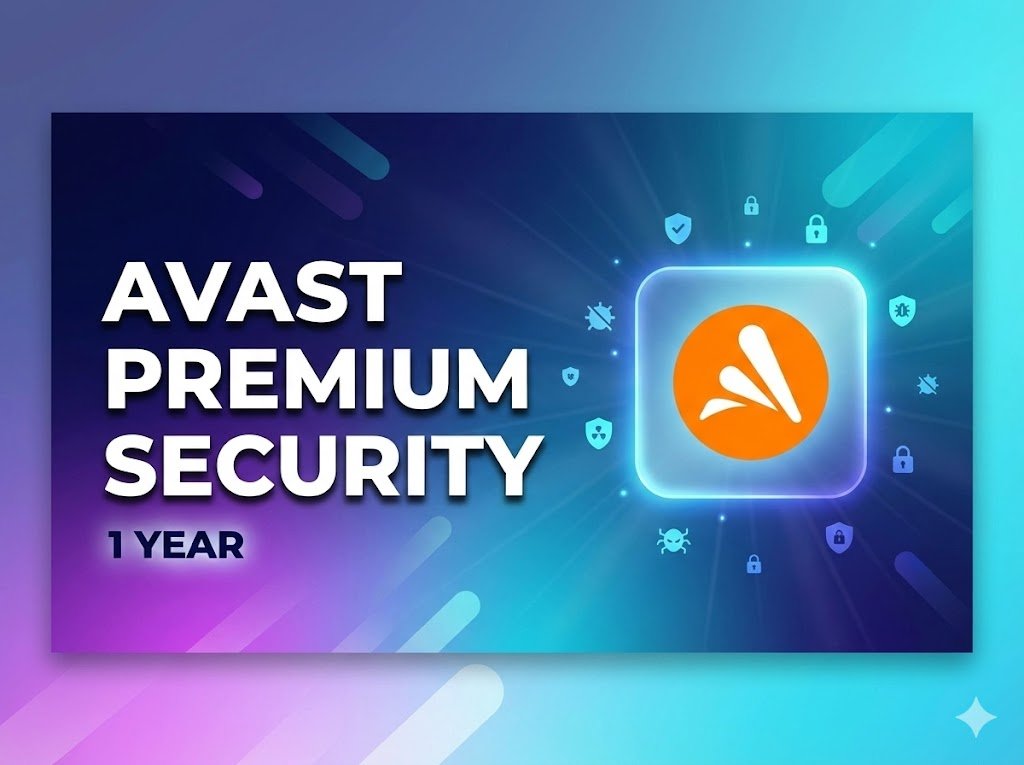 Avast Premium Security – 1 Year Official Subscription (Email Activation)